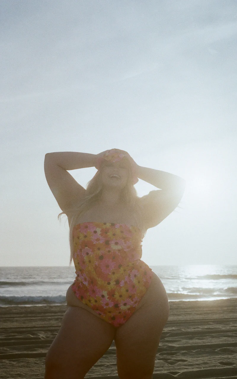 Azalea One-Piece in Pink Daisy - Image 3