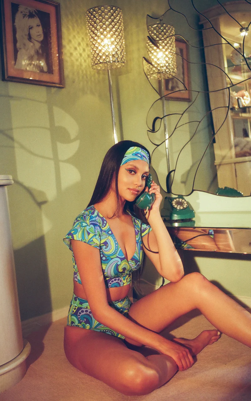 BFF top in Psychedelic Paisley - Image 6