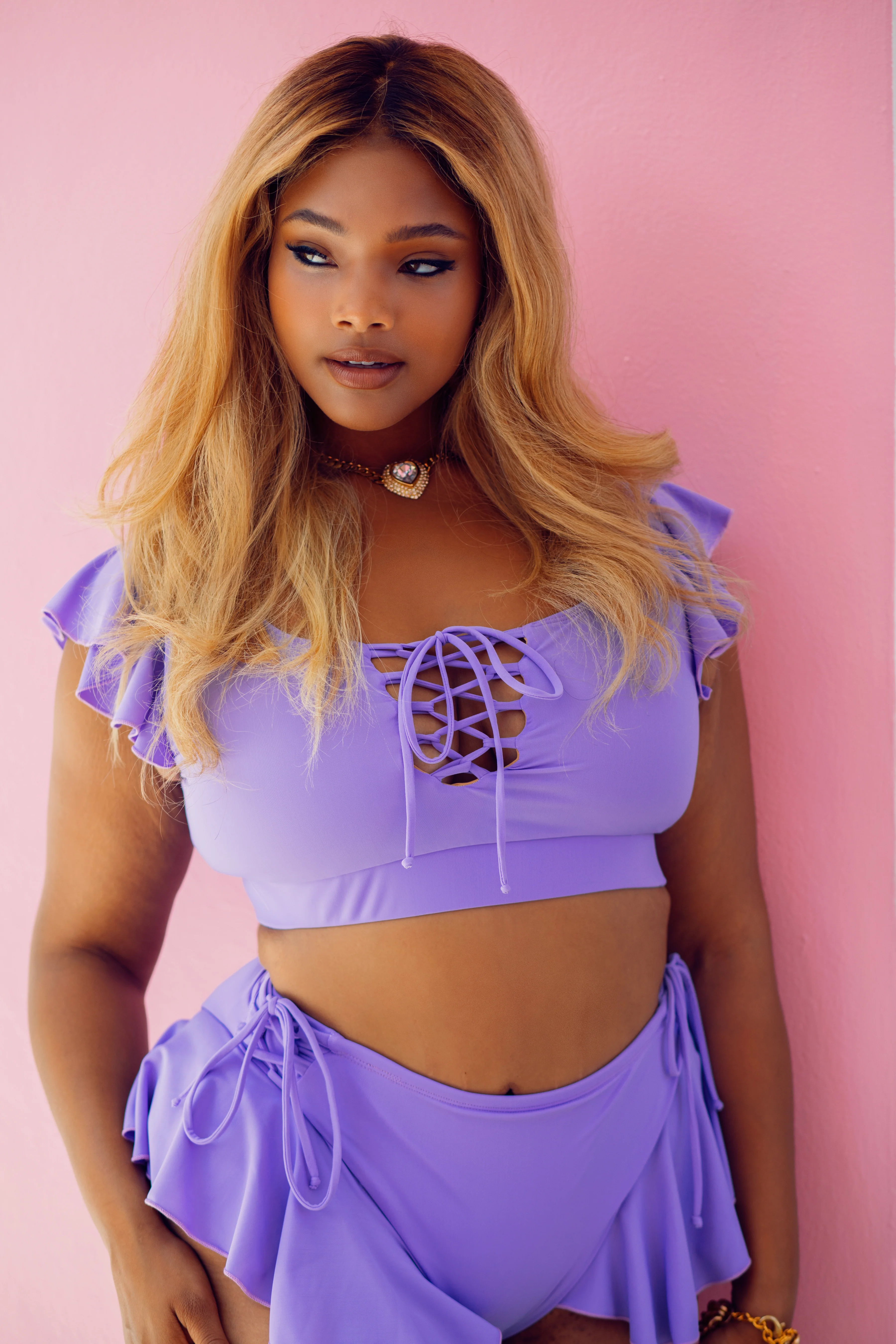 Naomi "cheeky" bottom Lilac - Image 3