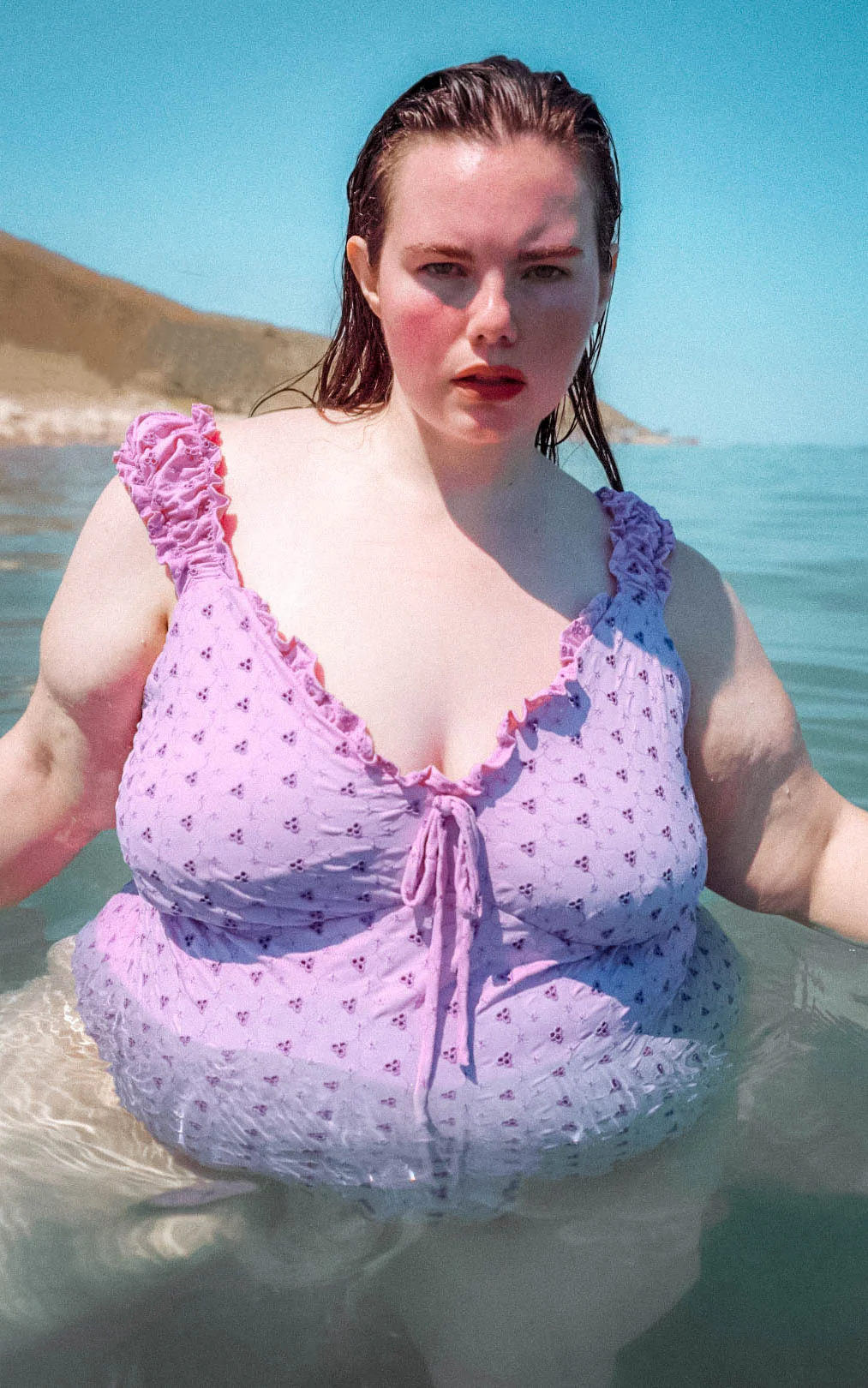 Elle One-Piece in Lavender - Image 3