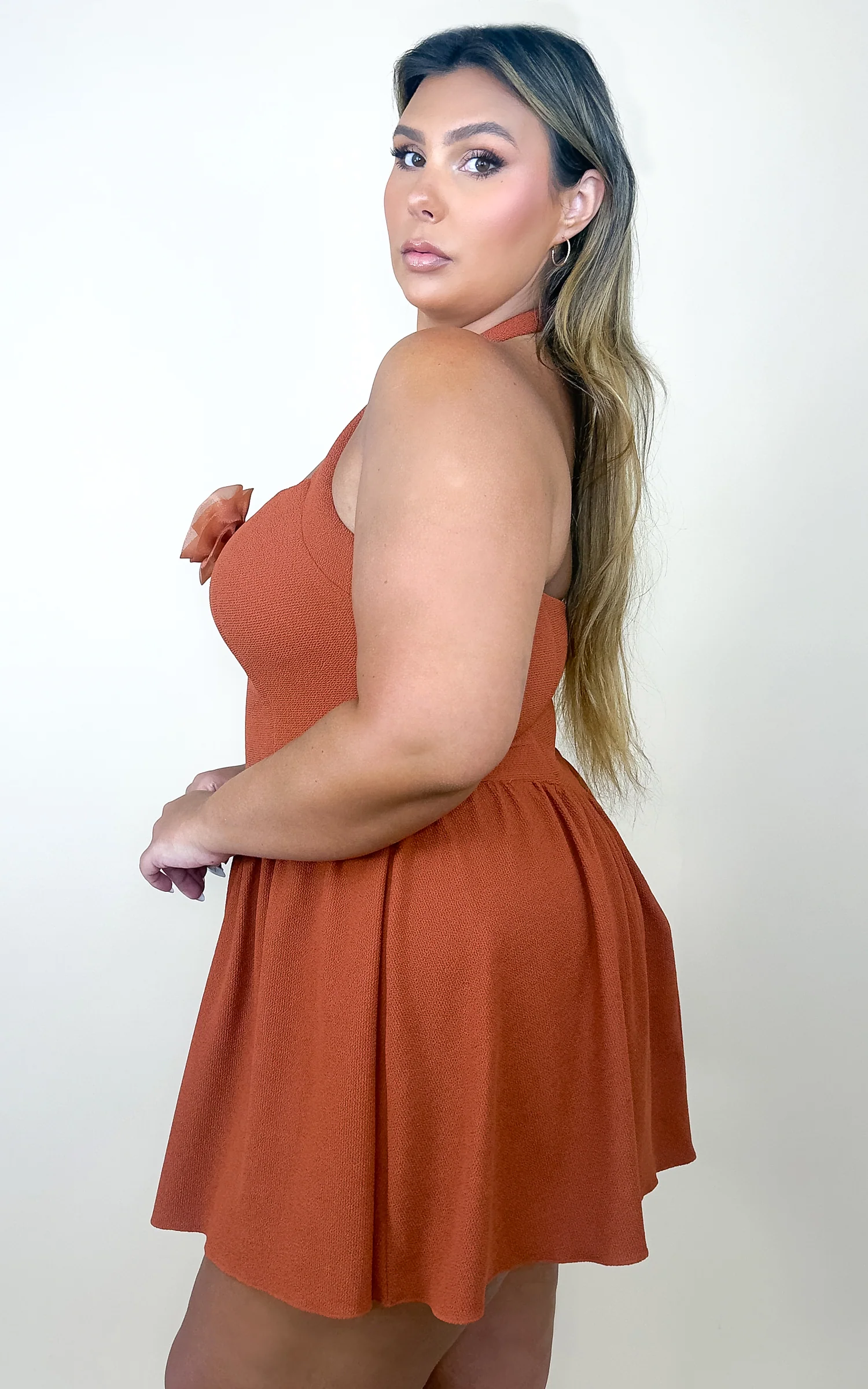 HALTER MINI DRESS - Image 3