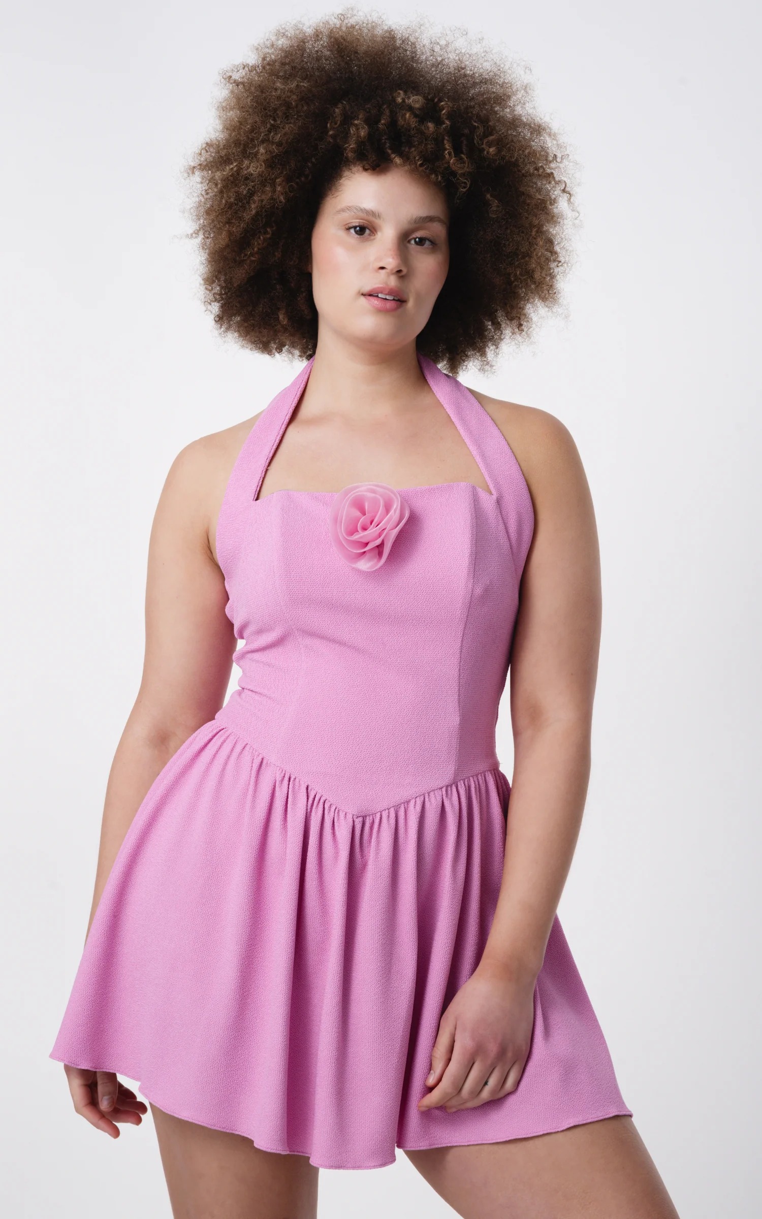 Halter Mini Dress - Image 12