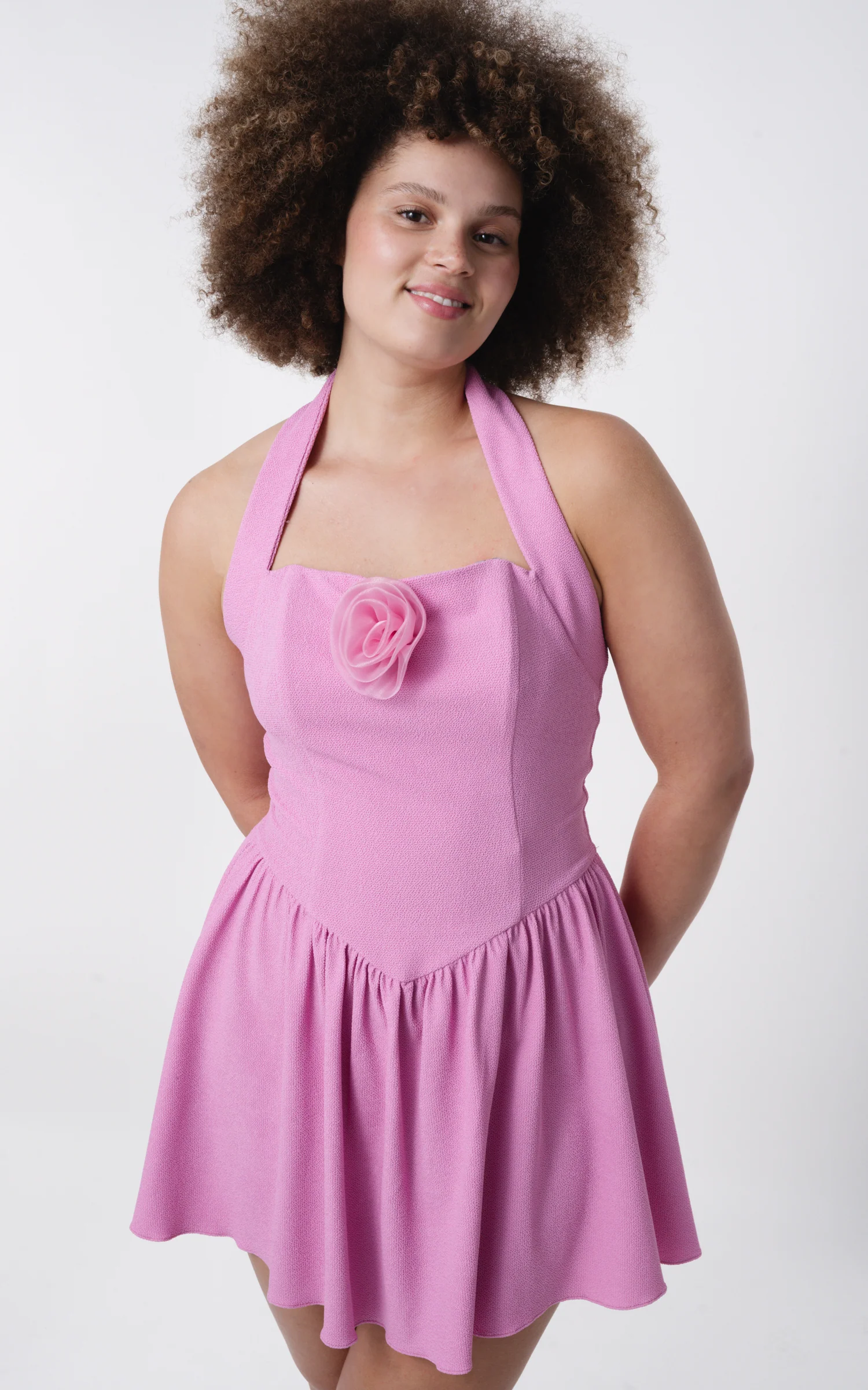 Halter Mini Dress - Image 14