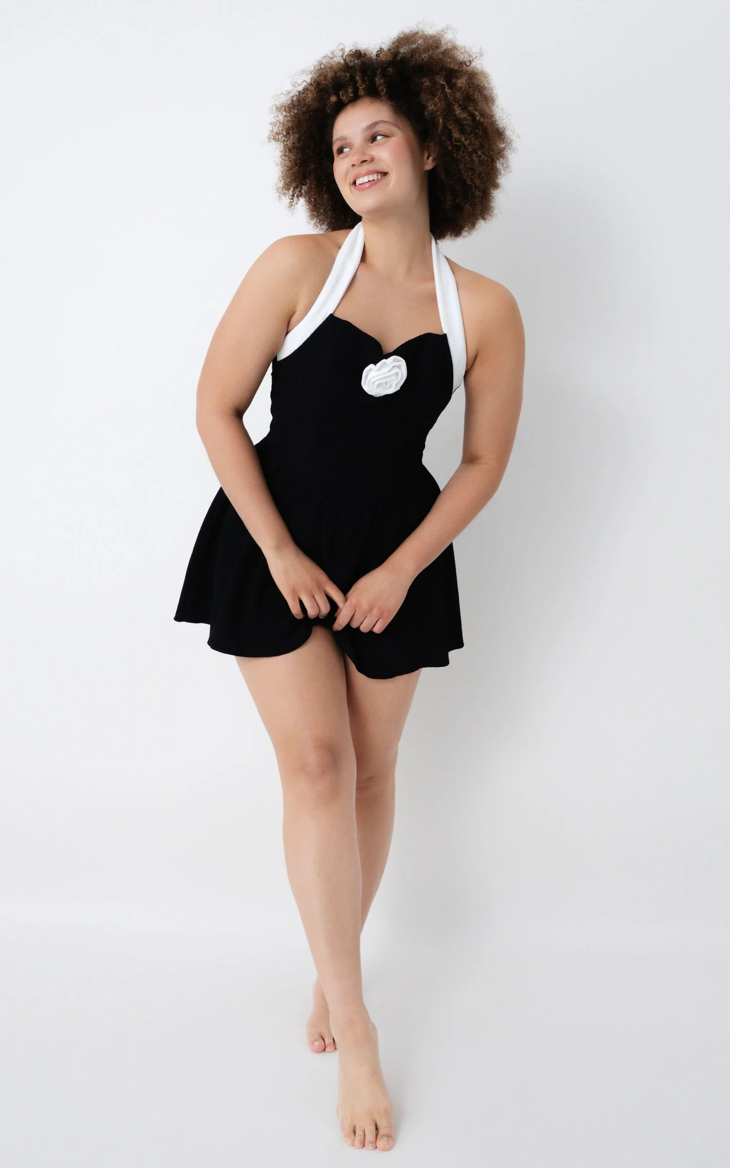 Halter Mini Dress - Image 4