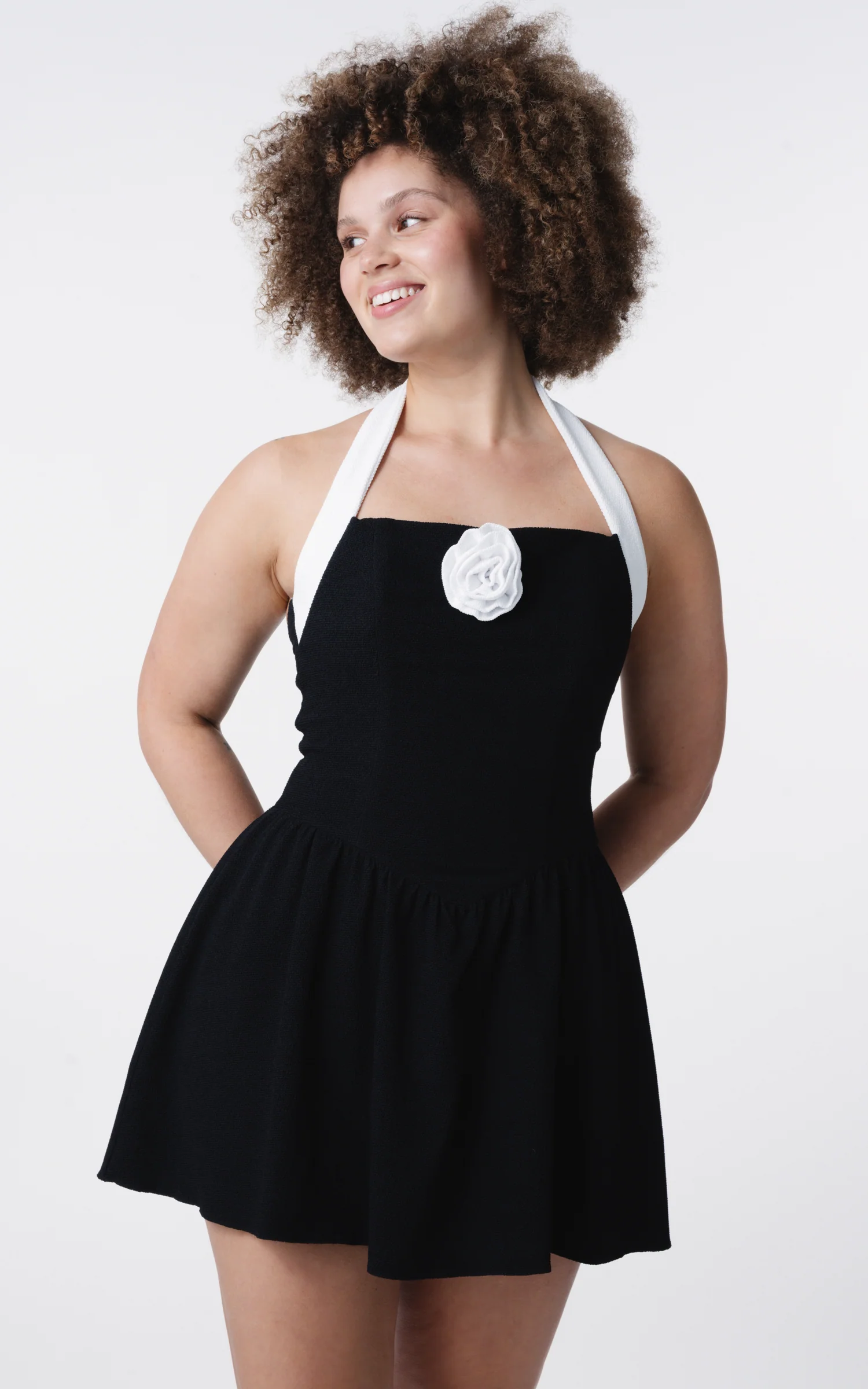 Halter Mini Dress - Image 6