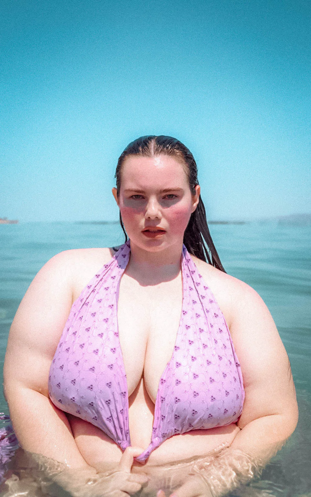 Haze Bikini Top in Lavender - Image 4