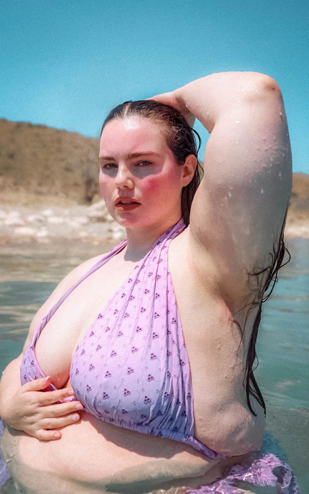 Haze Bikini Top in Lavender - Image 6