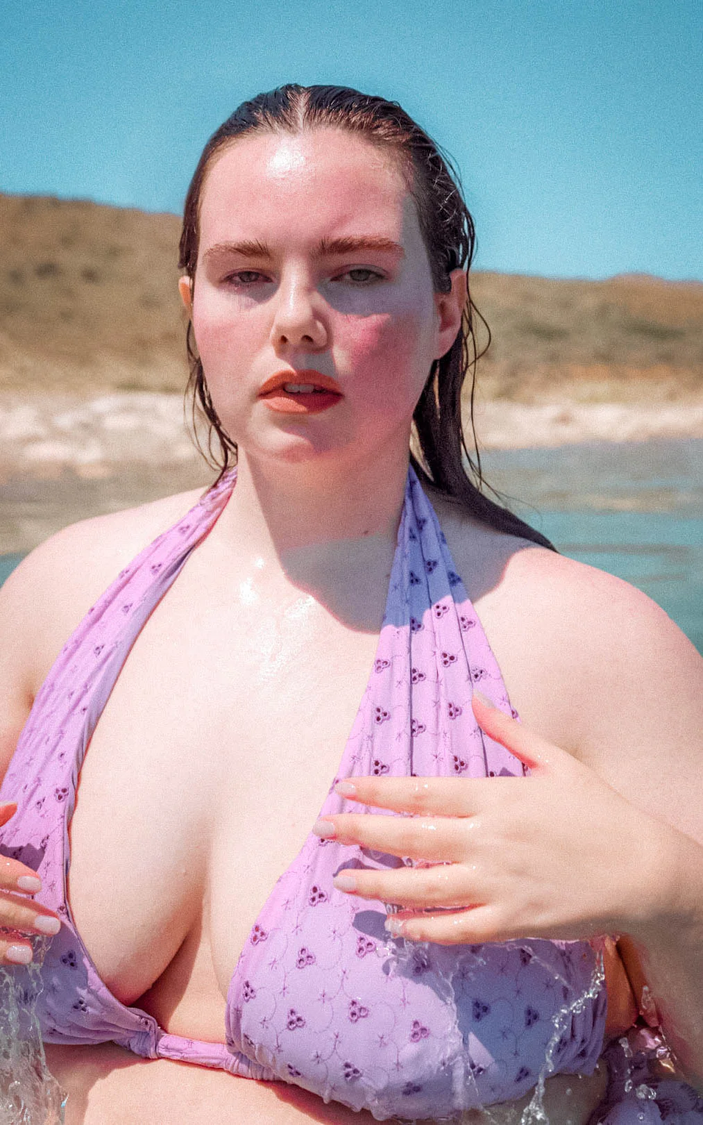 Haze Bikini Top in Lavender - Image 7