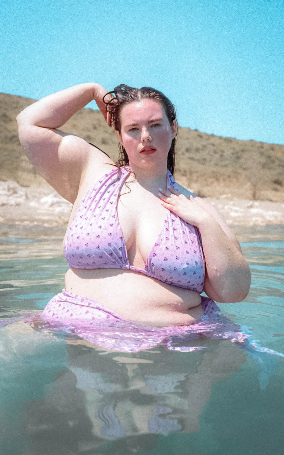Haze Bikini Top in Lavender - Image 9