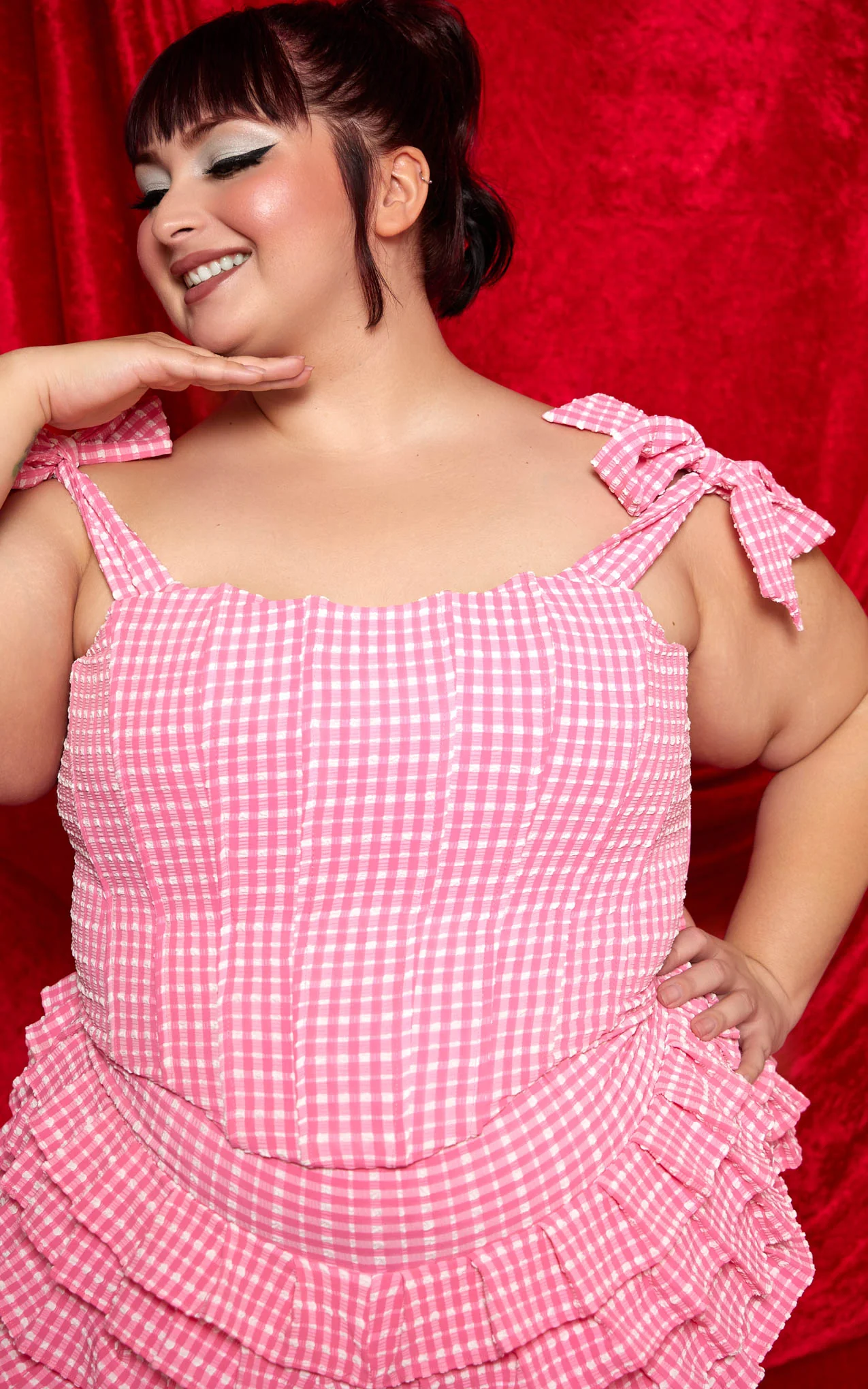 The Corset Top in Petunia Pink - Image 8